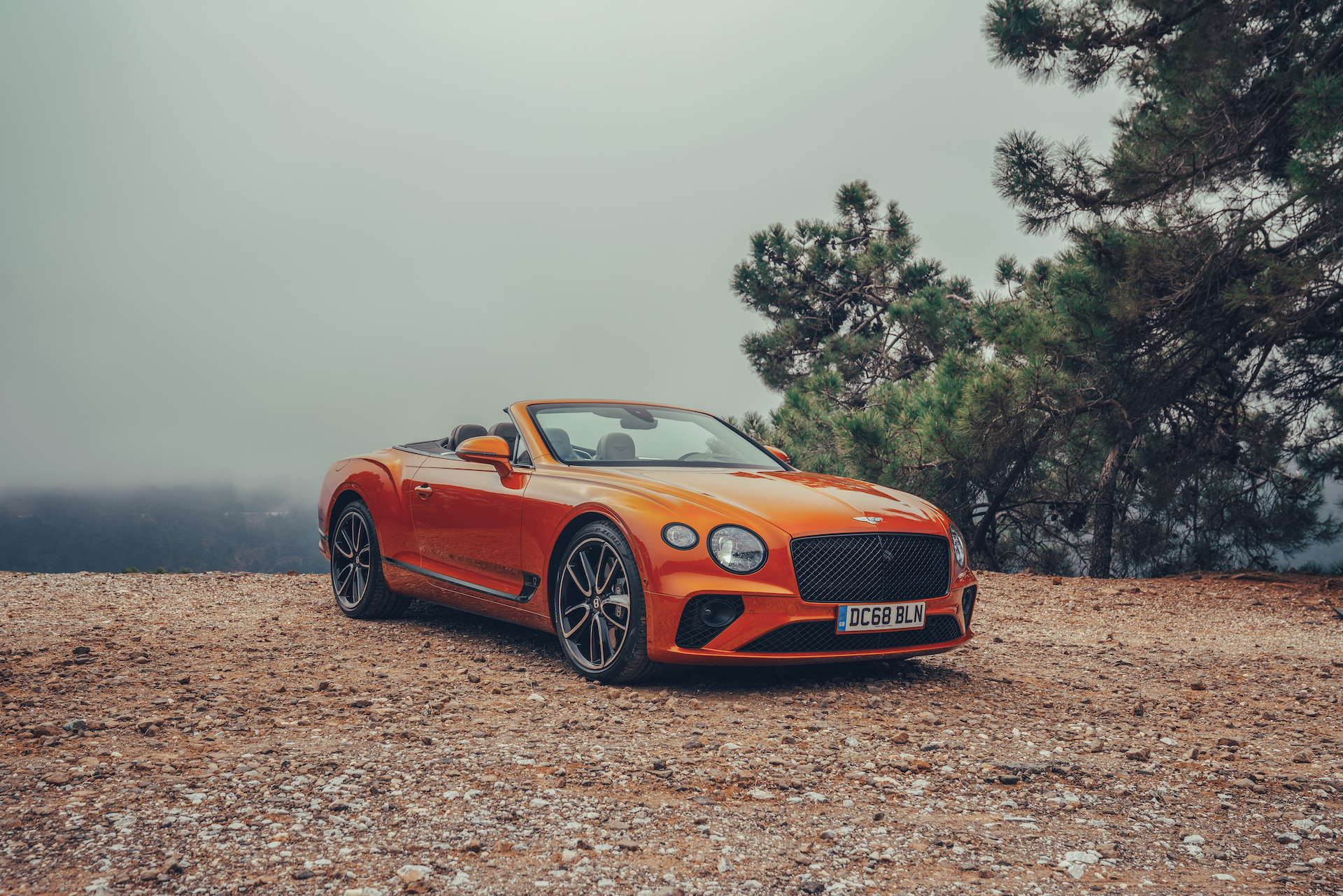 2019 Bentley Continental GT Convertible (Color: Orange Flame) Front Three-Quarter Wallpapers (10)