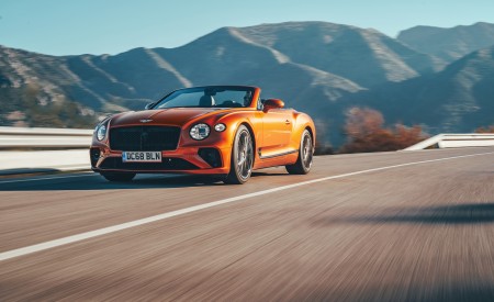 2019 Bentley Continental GT Convertible (Color: Orange Flame) Front Wallpapers 450x275 (3)