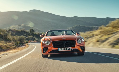 2019 Bentley Continental GT Convertible (Color: Orange Flame) Front Wallpapers 450x275 (4)