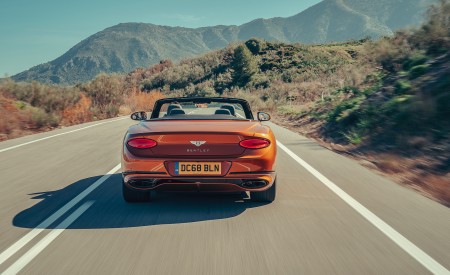 2019 Bentley Continental GT Convertible (Color: Orange Flame) Rear Wallpapers 450x275 (8)