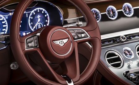 2019 Bentley Continental GT Convertible Interior Steering Wheel Wallpapers 450x275 (89)