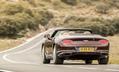 2019 Bentley Continental GT Convertible Rear Wallpapers 450x275 (46)