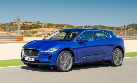 2019 Jaguar I-PACE (Color: Cesium Blue) Front Three-Quarter Wallpapers 450x275 (115)