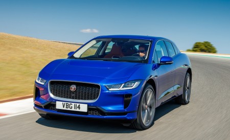 2019 Jaguar I-PACE (Color: Cesium Blue) Front Wallpapers 450x275 (119)