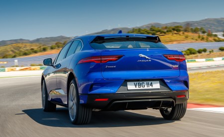 2019 Jaguar I-PACE (Color: Cesium Blue) Rear Wallpapers 450x275 (124)