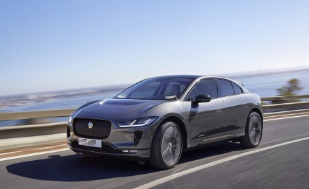 2019 Jaguar I-PACE (Color: Corris Grey) Front Three-Quarter Wallpapers 450x275 (96)