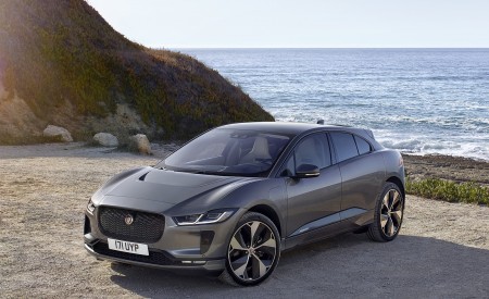2019 Jaguar I-PACE (Color: Corris Grey) Front Three-Quarter Wallpapers 450x275 (110)