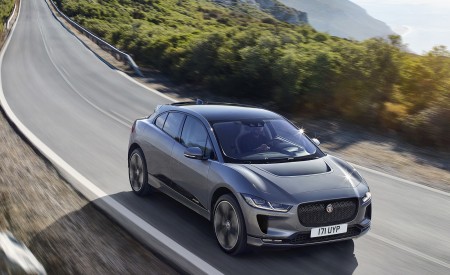 2019 Jaguar I-PACE (Color: Corris Grey) Front Three-Quarter Wallpapers 450x275 (99)