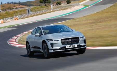 2019 Jaguar I-PACE (Color: Indus Silver) Front Three-Quarter Wallpapers 450x275 (139)