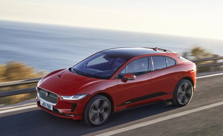 2019 Jaguar I-PACE (Color: Photon Red) Front Three-Quarter Wallpapers 450x275 (80)