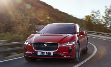 2019 Jaguar I-PACE (Color: Photon Red) Front Three-Quarter Wallpapers 450x275 (82)