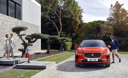 2019 Jaguar I-PACE (Color: Photon Red) Front Wallpapers 450x275 (90)