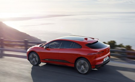 2019 Jaguar I-PACE (Color: Photon Red) Rear Three-Quarter Wallpapers 450x275 (84)