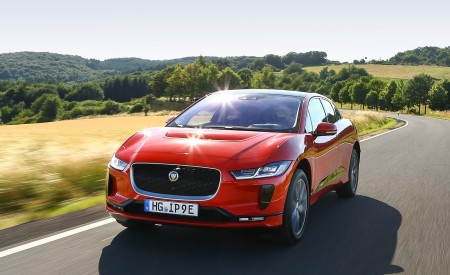 2019 Jaguar I-PACE EV400 AWD HSE First Edition (Color: Photon Red) Front Three-Quarter Wallpapers 450x275 (2)