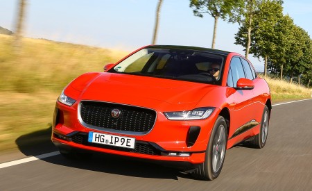 2019 Jaguar I-PACE EV400 AWD HSE First Edition (Color: Photon Red) Front Wallpapers 450x275 (14)