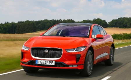 2019 Jaguar I-PACE EV400 AWD HSE First Edition (Color: Photon Red) Front Wallpapers 450x275 (7)