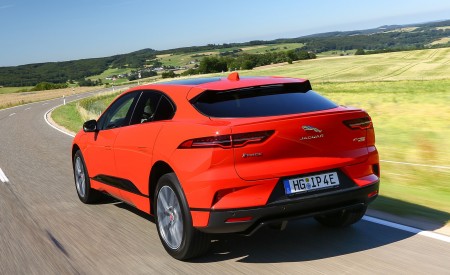 2019 Jaguar I-PACE EV400 AWD HSE First Edition (Color: Photon Red) Rear Three-Quarter Wallpapers 450x275 (18)