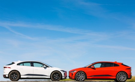 2019 Jaguar I-PACE EV400 AWD HSE First Edition (Color: Photon Red) Side Wallpapers 450x275 (62)