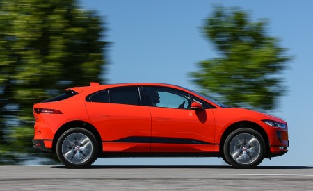 2019 Jaguar I-PACE EV400 AWD HSE First Edition (Color: Photon Red) Side Wallpapers 450x275 (33)