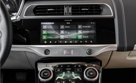 2019 Jaguar I-PACE EV400 AWD S (Color: Yulong White) Central Console Wallpapers 450x275 (192)