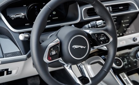 2019 Jaguar I-PACE EV400 AWD S (Color: Yulong White) Interior Steering Wheel Wallpapers 450x275 (186)