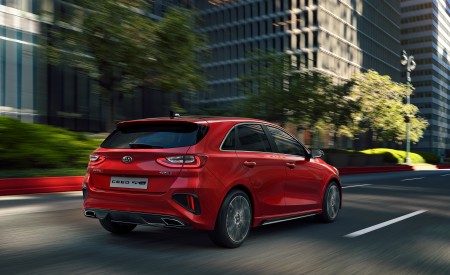 2019 Kia Ceed GT-Line Rear Three-Quarter Wallpapers 450x275 (2)