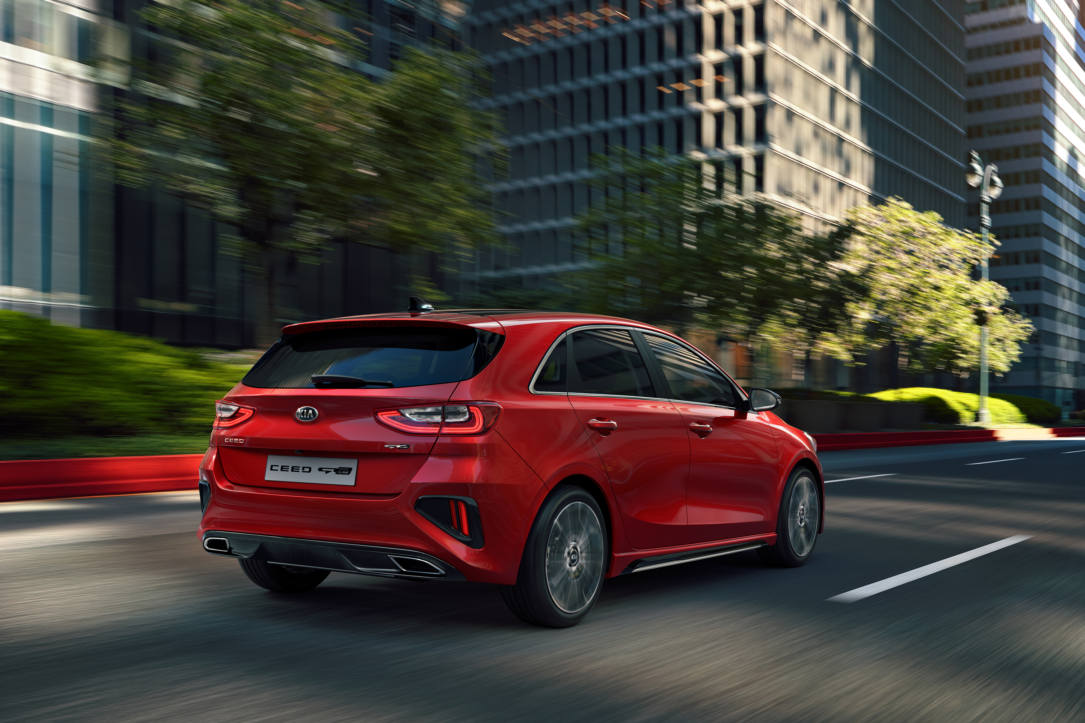 2019 Kia Ceed GT-Line Rear Three-Quarter Wallpapers (2)
