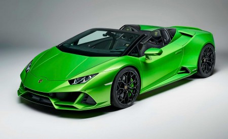 2019 Lamborghini Huracán EVO Spyder Front Three-Quarter Wallpapers 450x275 (20)