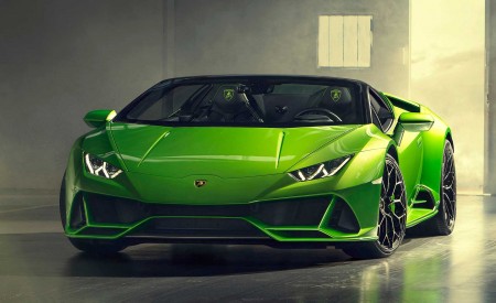 2019 Lamborghini Huracán EVO Spyder Front Three-Quarter Wallpapers 450x275 (11)
