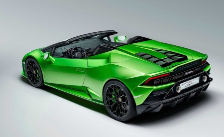 2019 Lamborghini Huracán EVO Spyder Rear Three-Quarter Wallpapers 450x275 (22)