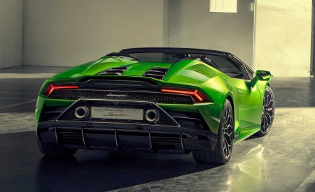 2019 Lamborghini Huracán EVO Spyder Rear Wallpapers 450x275 (14)
