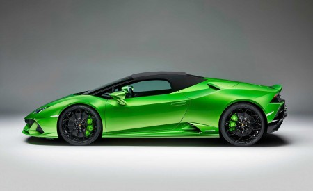 2019 Lamborghini Huracán EVO Spyder Side Wallpapers 450x275 (25)
