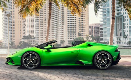 2019 Lamborghini Huracán EVO Spyder Side Wallpapers 450x275 (10)