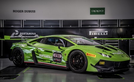 2019 Lamborghini Huracán GT3 EVO Front Three-Quarter Wallpapers 450x275 (18)