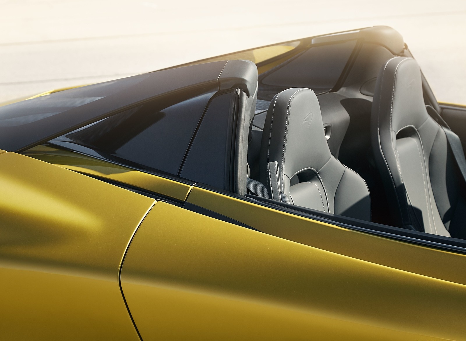 2019 McLaren 720S Spider (Color: Aztec Gold) Detail Wallpapers #35 of 67