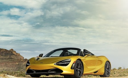 2019 McLaren 720S Spider (Color: Aztec Gold) Front Three-Quarter Wallpapers 450x275 (27)