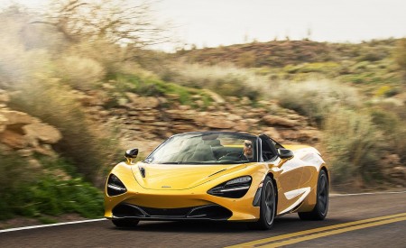 2019 McLaren 720S Spider (Color: Aztec Gold) Front Wallpapers 450x275 (20)