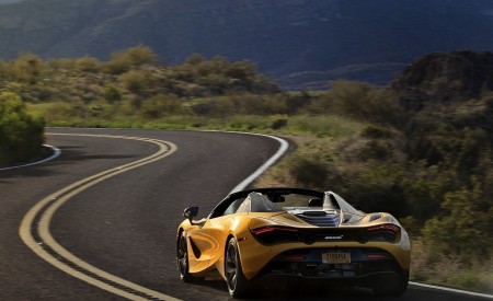 2019 McLaren 720S Spider (Color: Aztec Gold) Rear Three-Quarter Wallpapers 450x275 (29)