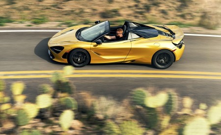 2019 McLaren 720S Spider (Color: Aztec Gold) Side Wallpapers 450x275 (24)