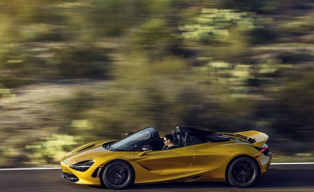 2019 McLaren 720S Spider (Color: Aztec Gold) Side Wallpapers 450x275 (25)