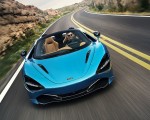 2019 McLaren 720S Spider (Color: Belize Blue) Front Wallpapers 150x120