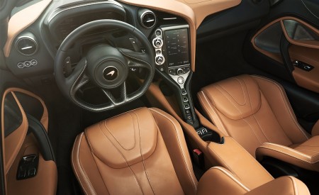 2019 McLaren 720S Spider (Color: Belize Blue) Interior Seats Wallpapers 450x275 (16)