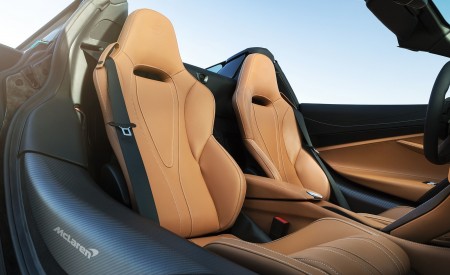 2019 McLaren 720S Spider (Color: Belize Blue) Interior Seats Wallpapers 450x275 (17)