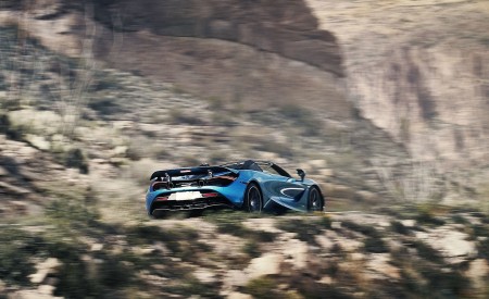 2019 McLaren 720S Spider (Color: Belize Blue) Rear Three-Quarter Wallpapers 450x275 (5)