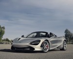 2019 McLaren 720S Spider (Color: Supernova Silver) Front Three-Quarter Wallpapers 150x120