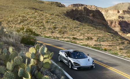 2019 McLaren 720S Spider (Color: Supernova Silver) Front Wallpapers 450x275 (37)