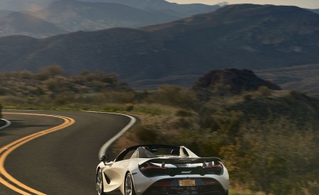 2019 McLaren 720S Spider (Color: Supernova Silver) Rear Three-Quarter Wallpapers 450x275 (38)