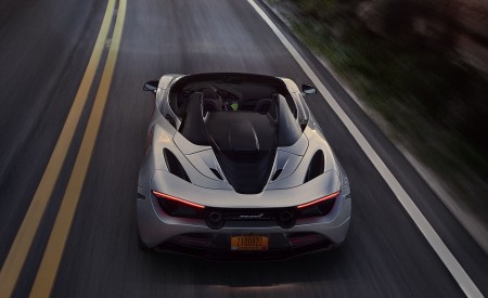 2019 McLaren 720S Spider (Color: Supernova Silver) Rear Wallpapers 450x275 (41)