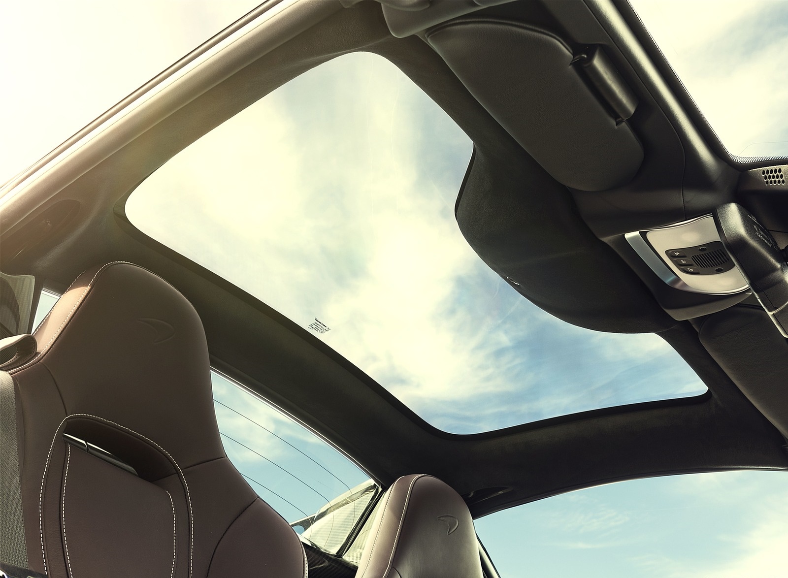 2019 McLaren 720S Spider (Color: Supernova Silver) Roof Wallpapers #48 of 67