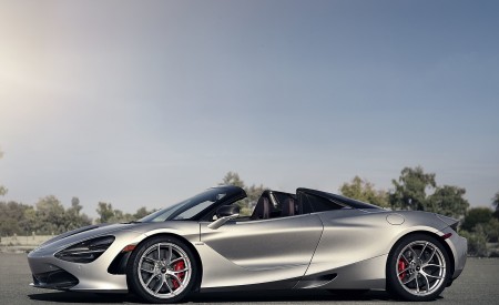 2019 McLaren 720S Spider (Color: Supernova Silver) Side Wallpapers 450x275 (44)